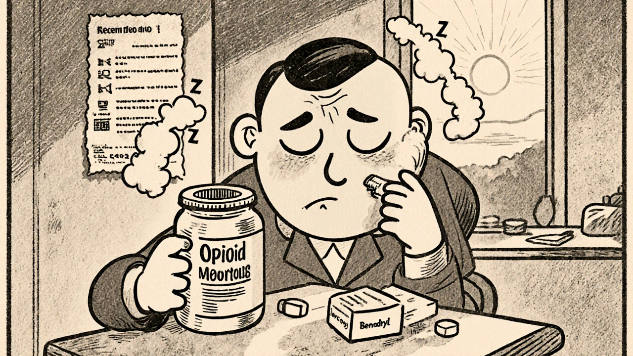 Opioids + Antihistamines: How Excess Sedation Sparks Respiratory Danger