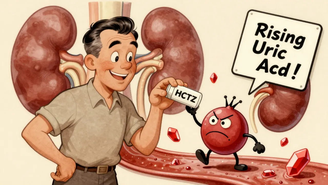 Thiazide Diuretics and Gout: What You Need to Know About Uric Acid Risks