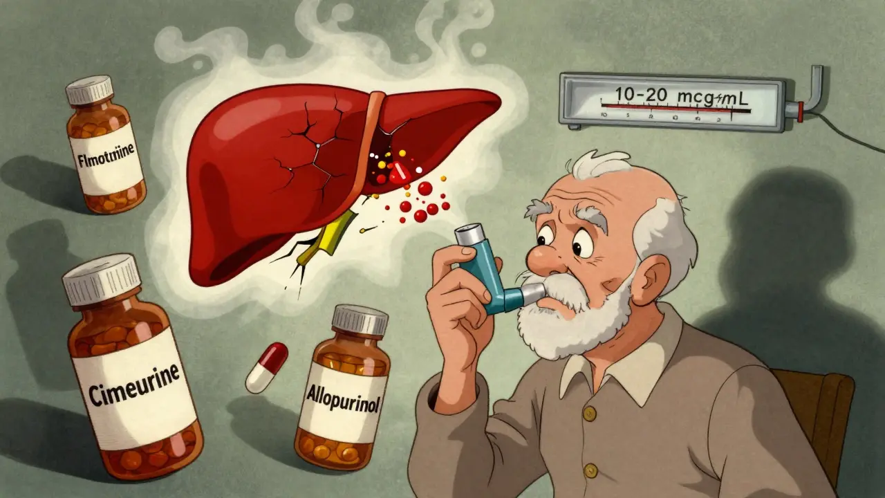 Theophylline Clearance: How Common Medications Can Trigger Toxicity